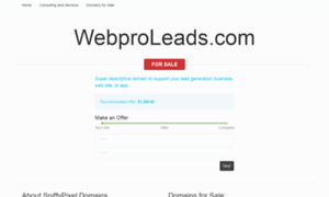 Webproleads.com thumbnail