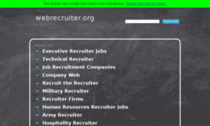 Webrecruiter.org thumbnail