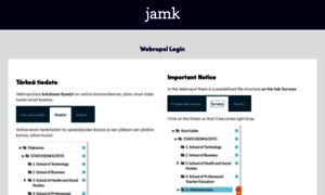 Webropol.jamk.fi thumbnail