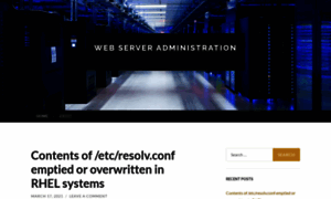 Webserveradministration.wordpress.com thumbnail