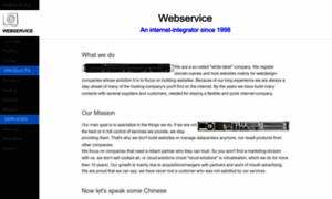Webservice.be thumbnail
