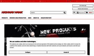 Webshop.highwayhawk.com thumbnail