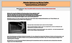 Website-optimierung.michaelsattler.de thumbnail