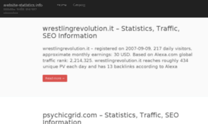 Website-statistics.info thumbnail