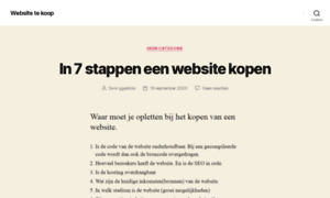 Website-tekoop.nl thumbnail