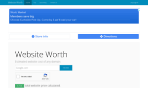 Website-worth.com thumbnail