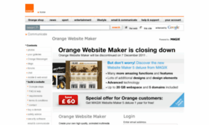 Website.orange.co.uk thumbnail