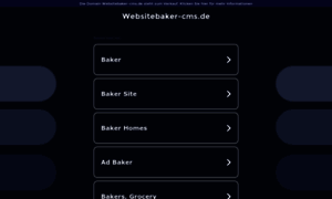 Websitebaker-cms.de thumbnail