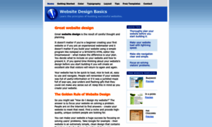Websitedesignbasics.com thumbnail