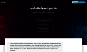 Websitedeveloper.in thumbnail