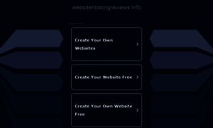 Websitehostingreviews.info thumbnail