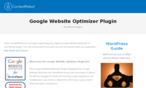 Websiteoptimizer.contentrobot.com thumbnail