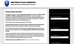 Websiteprivacypolicygenerator.com thumbnail