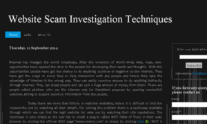 Websitescaminvestigation.blogspot.in thumbnail