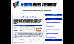 Websitevaluecalculator.co.uk thumbnail