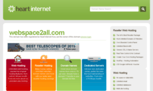 Webspace2all.com thumbnail