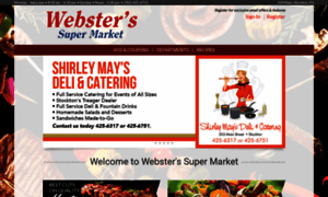 Websterssupermarket.com thumbnail