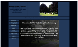 Websterunioncemetery.com thumbnail