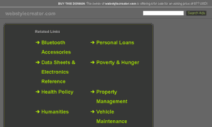 Webstylecreator.com thumbnail