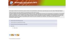 Webstyles-portuguese.info thumbnail