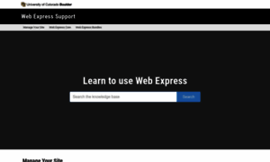 Websupport.colorado.edu thumbnail