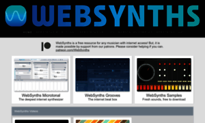 Websynths.com thumbnail