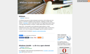 Webszabvany.blog.hu thumbnail