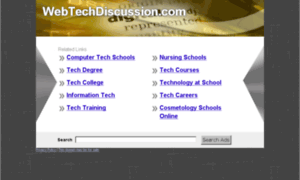 Webtechdiscussion.com thumbnail