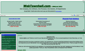 Webtownhall.org thumbnail