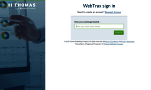 Webtrax.thomasnet.com thumbnail