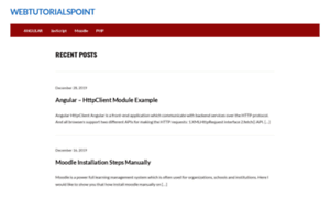 Webtutorialspoint.com thumbnail