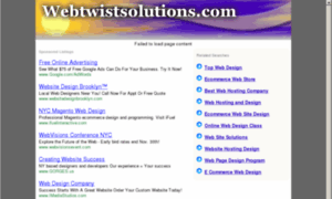 Webtwistsolutions.com thumbnail