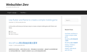 Webuilder.dev thumbnail