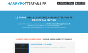 Webulle-interne.harrypotterfans.fr thumbnail