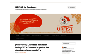 Weburfist.univ-bordeaux.fr thumbnail