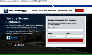 Webuycaliforniahousesforcash.com thumbnail