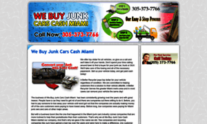 Webuyjunkcarscashmiami.com thumbnail