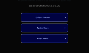 Webvouchercodes.co.uk thumbnail