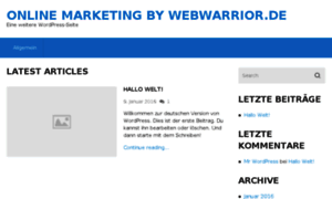 Webwarrior.de thumbnail