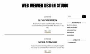Webweaverdesignstudio.com thumbnail