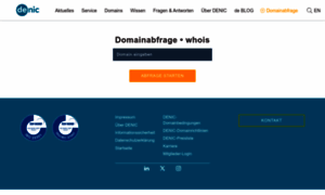 Webwhois.denic.de thumbnail