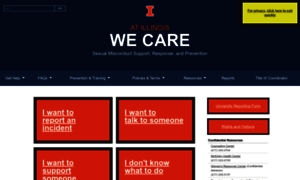 Wecare.illinois.edu thumbnail