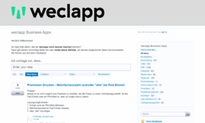 Weclapp.uservoice.com thumbnail