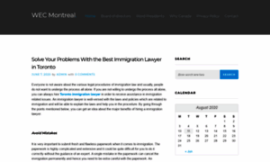 Wecmontreal2010.ca thumbnail