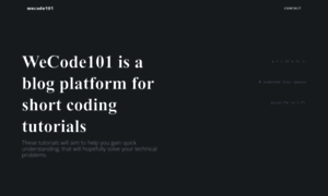Wecode101.com thumbnail