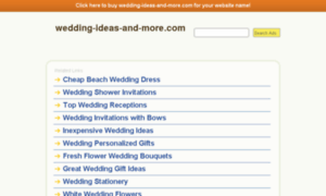 Wedding-ideas-and-more.com thumbnail