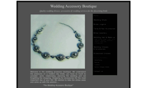 Weddingaccessoryboutique.co.uk thumbnail