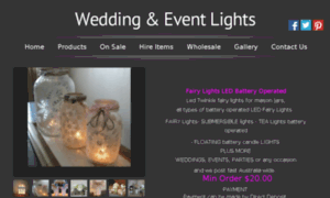 Weddingandeventlights.com.au thumbnail