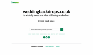 Weddingbackdrops.co.uk thumbnail