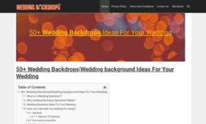 Weddingbackdrops.xyz thumbnail